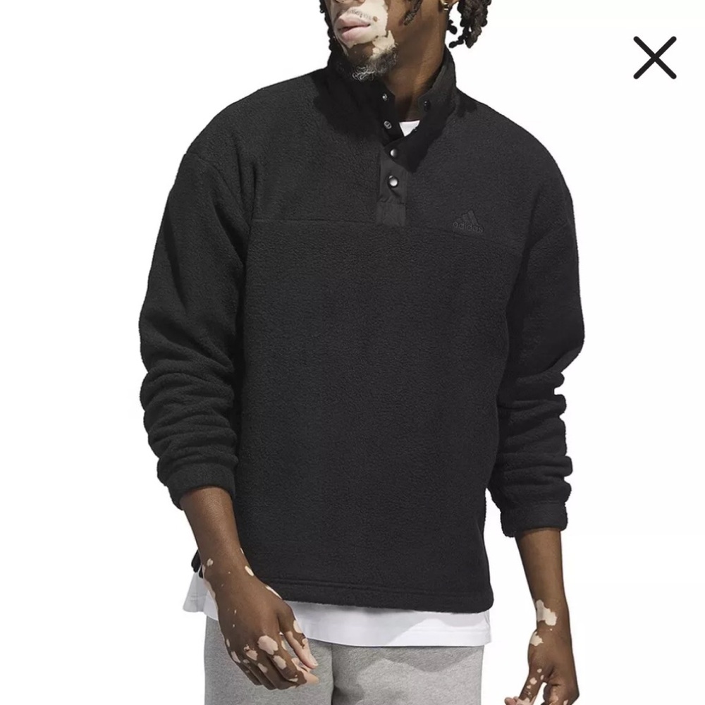 Men’s  Adidas fleece pullover Size Small